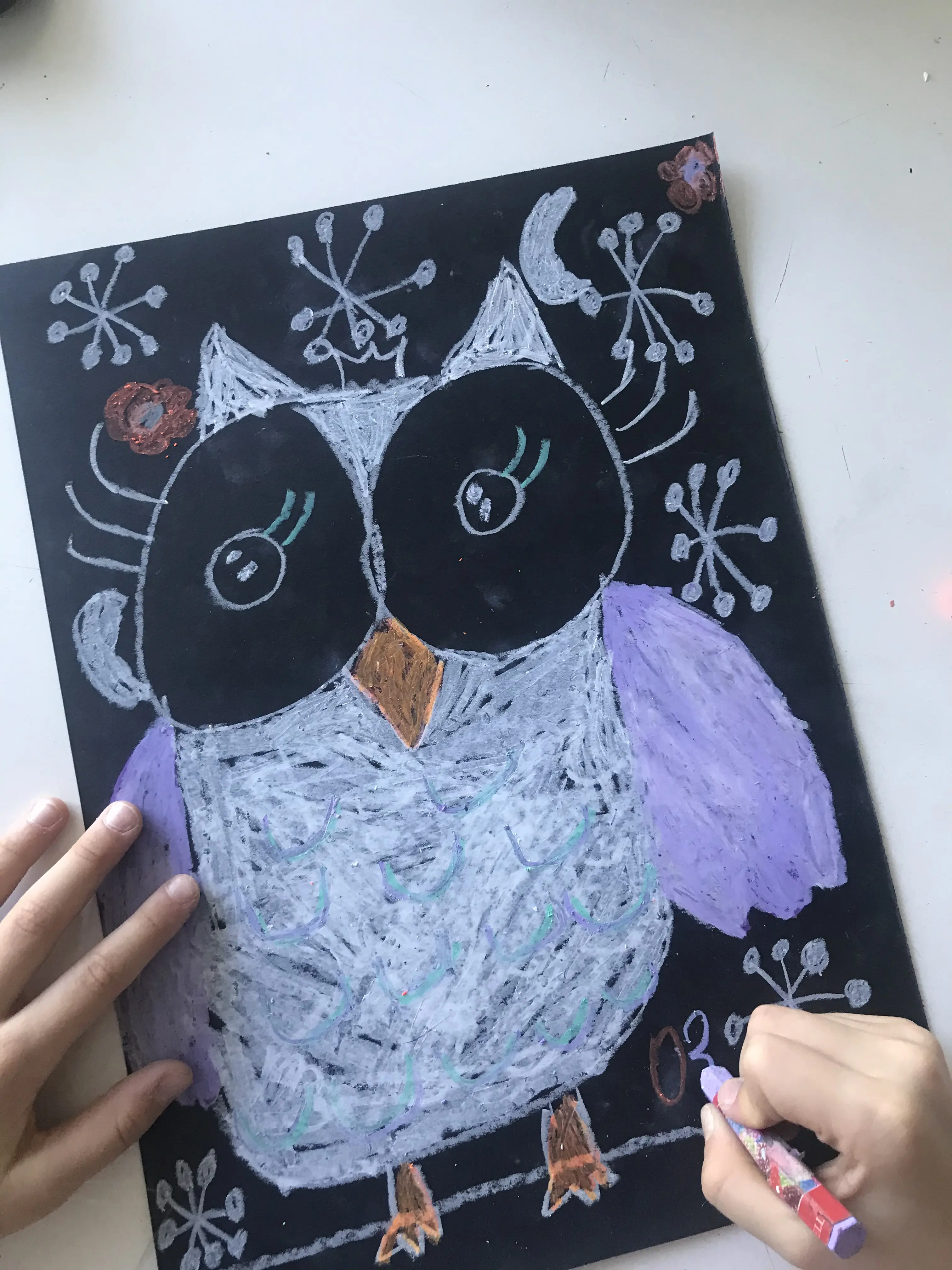 Sulu boya çocuk çalışmaları